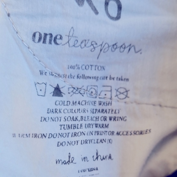 One Teaspoon Romeos with Side Splits - Picture 2 of 10